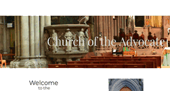 Desktop Screenshot of churchoftheadvocate.org